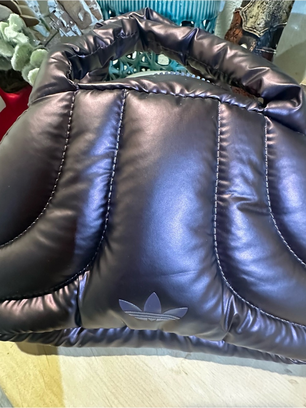 Adidas Originals Metallic Mini Bowling Bag Aurora Met